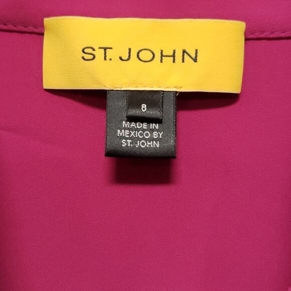 St. John Women's Yellow Lable Lightweight Jacket Size 8 - Picture 3 of 8